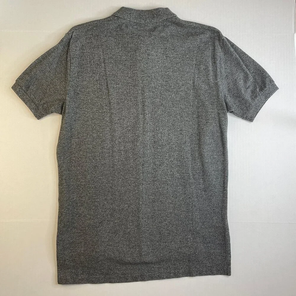 Polo Ralph Lauren Shirt Men's Medium Charcoal Gray Heathered 100% Cotton